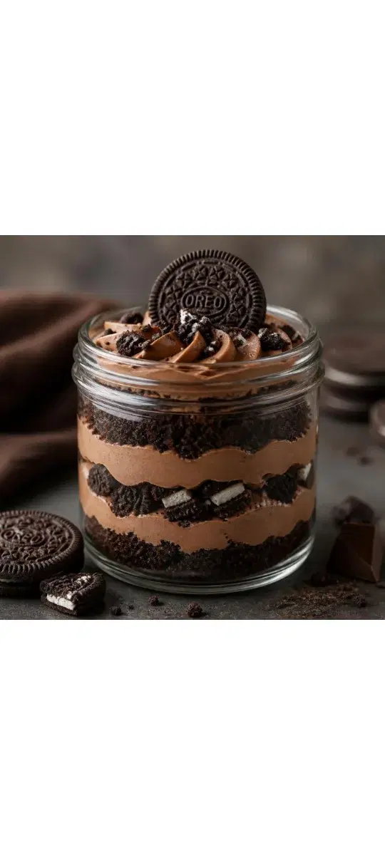 Chocolate Oreo Jar